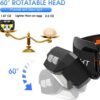 Rechargeable LED Headlamp Flashlight Waterproof Motion Sensor Outdoor Light Set