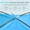 Beach Sun Shelter Tent UPF 50+ Lightweight Portable Canopy Cabana Outdoor Shade