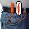 Loud Emergency Safety Whistles with Reflective Lanyards for Outdoor Survival
