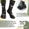 Funny Hunting Crew Socks Cotton Novelty Gift Set for Men