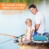 Telescopic Fishing Rod Reel Combo Kit with Tackle Bag Accessories
