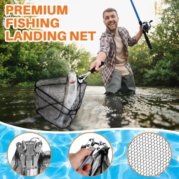 Telescopic Fishing Rod Reel Combo Kit with Tackle Carrying Bag Accessories
