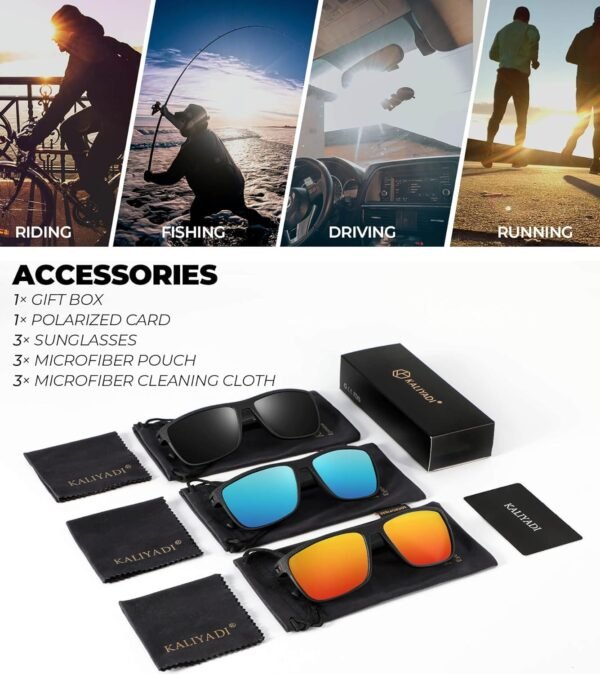 71ZrFnpJgWL._AC_SL1500_ Polarized UV Protection Sunglasses Lightweight Sports Eyewear for Men Outdoor Activities