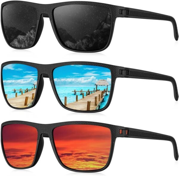 71uj3g0flUL._AC_SL1500_ Polarized UV Protection Sunglasses Lightweight Sports Eyewear for Men Outdoor Activities