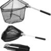 Telescopic Fishing Landing Net Lightweight Freshwater Catch Release Net Extendable Handle