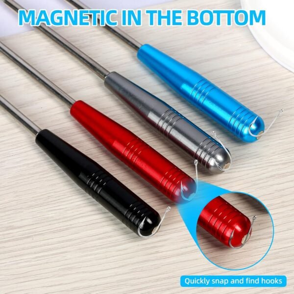 Fishing Hook Remover Tool Set Portable Stainless Steel Hook Extractor Kit