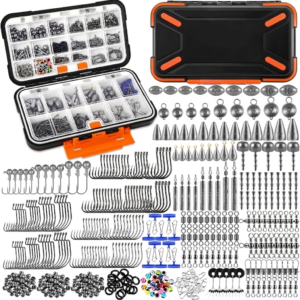 Gemini_Generated_Image_nac7m1nac7m1nac7 397 Piece Fishing Tackle Kit with Hooks Sinkers Swivels Accessories