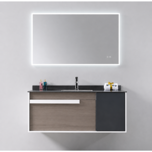 Modern Wall Hung Bathroom Vanity Cabinet with Space Saving Storage