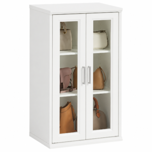 21-Inch Convertible Door Closet Tower with Adjustable Shelves