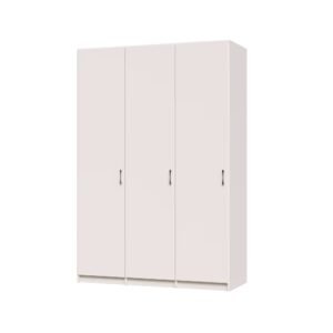 Basic Wardrobe Closet System with Hanging and Shelf Storage