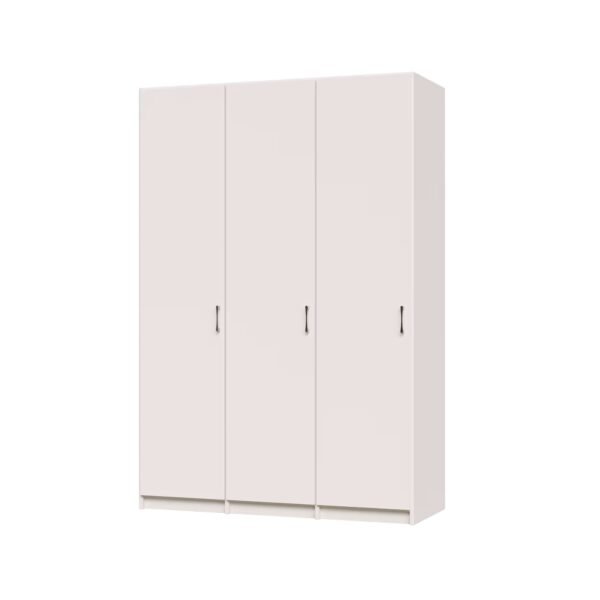 Basic Wardrobe Closet System with Hanging and Shelf Storage