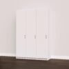 Basic Wardrobe Closet System with Hanging and Shelf Storage