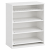36-Inch Open Shelf Closet Tower with Adjustable Reversible Shelves
