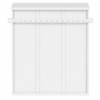 36-Inch Open Shelf Closet Tower with Adjustable Reversible Shelves