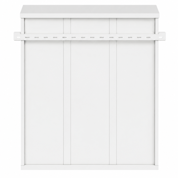 36-Inch Open Shelf Closet Tower with Adjustable Reversible Shelves