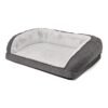 Large Chenille Dog Bed with High Density Foam and Plush