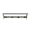 Coventry Hall Tree with Storage Bench and Coat Hooks, Gray