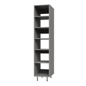 Garage Tall Shelf Tower with Adjustable Shelves for Storage