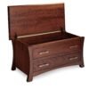 Solid Wood Storage Cabinet With Two Drawers Modern Design