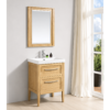 Waterproof Bathroom Vanity Cabinet with Sink and Modern Furniture Storage