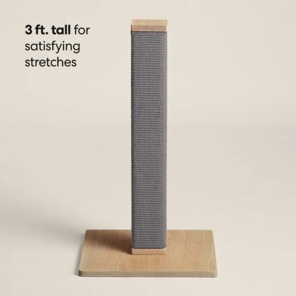 26 Modern Cat Scratching Post with Durable Sisal Carpet and Wide Base