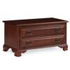 Classic Solid Wood Storage Chest With Two Drawer Design