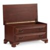 Classic Solid Wood Storage Chest With Two Drawer Design
