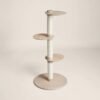 Modern Cat Tree with Three Adjustable Platforms and Sisal Scratching
