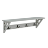 Coventry Hall Tree with Storage Bench and Coat Hooks, Gray