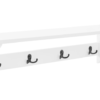 Coventry White Hall Tree with Storage Bench and Double Coat Hooks