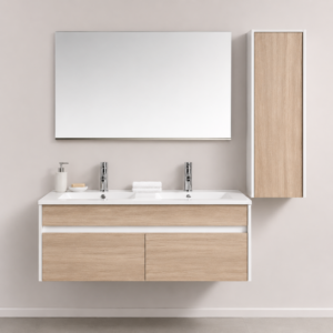 Modern American Style Bathroom Vanity Cabinet Furniture for Hotel Interiors