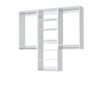 Classic Closet Organization Kit with Double Hanging and Shelving