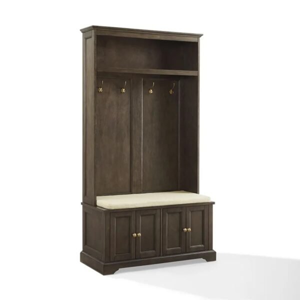 Holbrook Vintage Hall Tree with Storage Bench and Coat Hooks