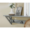 Coventry Hall Tree with Storage Bench and Coat Hooks, Gray