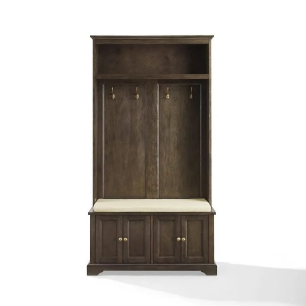 Holbrook Vintage Hall Tree with Storage Bench and Coat Hooks