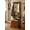 Elena Hall Tree with Mirror, Drawers and Coat Hooks