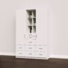 Executive Wardrobe Closet System with Drawers, Hanging and Cubby Storage