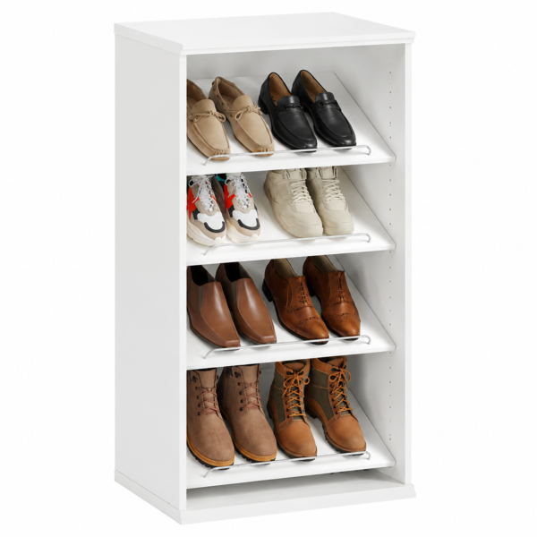21-Inch Open Shelf Closet Tower with Adjustable Storage