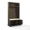 Holbrook Vintage Hall Tree with Storage Bench and Coat Hooks