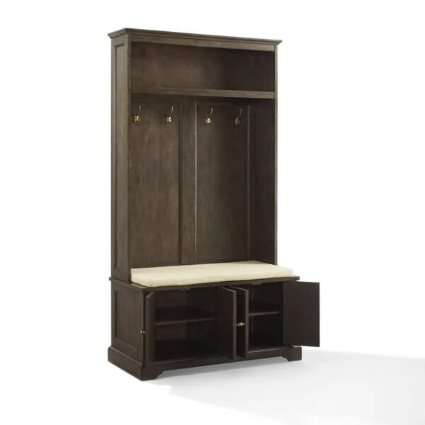 Holbrook Vintage Hall Tree with Storage Bench and Coat Hooks