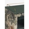 Bar Cabinet with Printed Canvas Inlay Panel