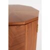 Bar Cabinet with Marquetry Top and Brushed Brass Base