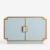 Bar Cabinet with Embossed Shagreen Doors