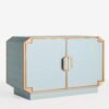 Bar Cabinet with Embossed Shagreen Doors