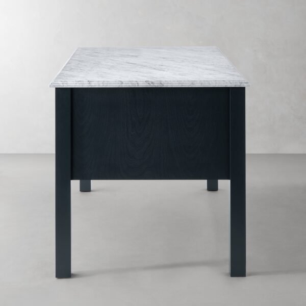 72" Kitchen Island with Marble Top