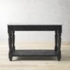 54" Kitchen Work Table with Marble Top