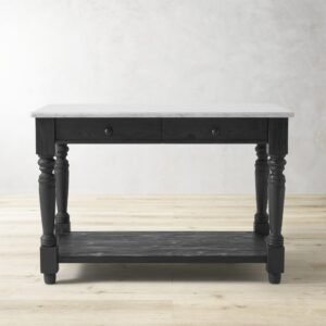 54" Kitchen Work Table with Marble Top