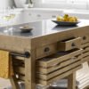 70" Double Kitchen Island