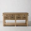 70" Double Kitchen Island