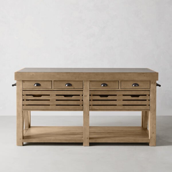 70" Double Kitchen Island